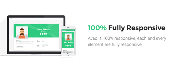 Aveo | Personal Resume Theme - 6