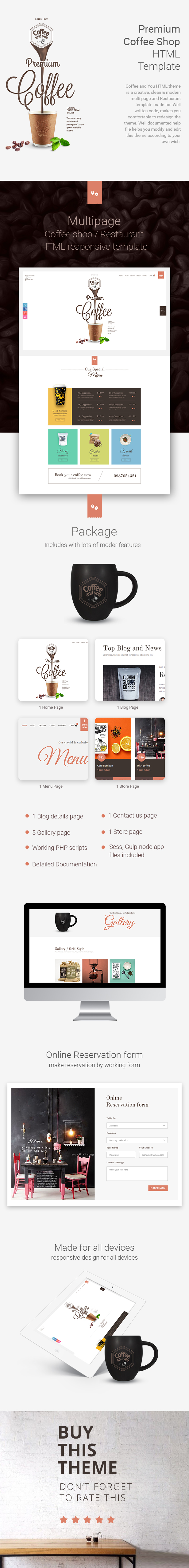 Coffee Shop | Multipage HTML Restaurant Template - 2