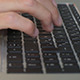 Work Typing on Computer Keyboard to Desk - VideoHive Item for Sale