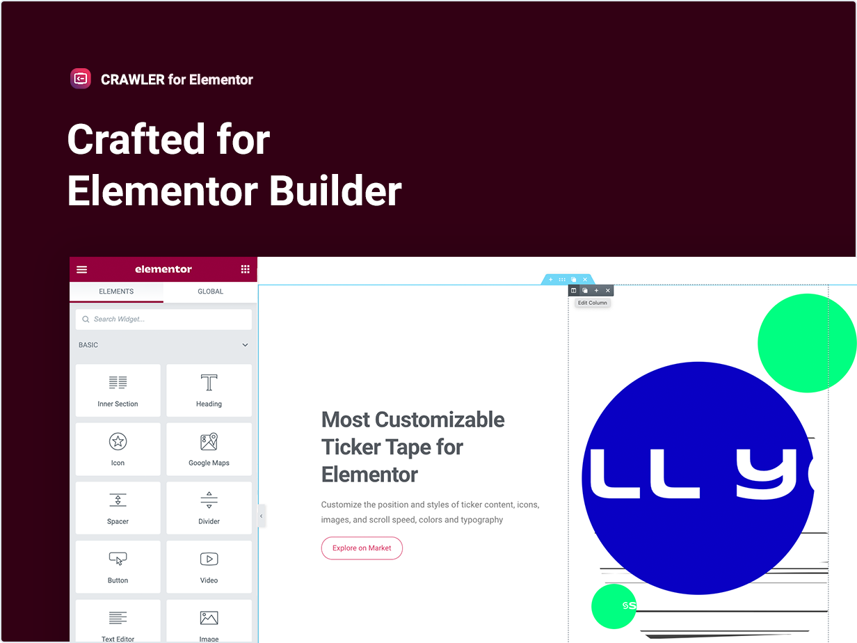 Crafted for Elementor Builder