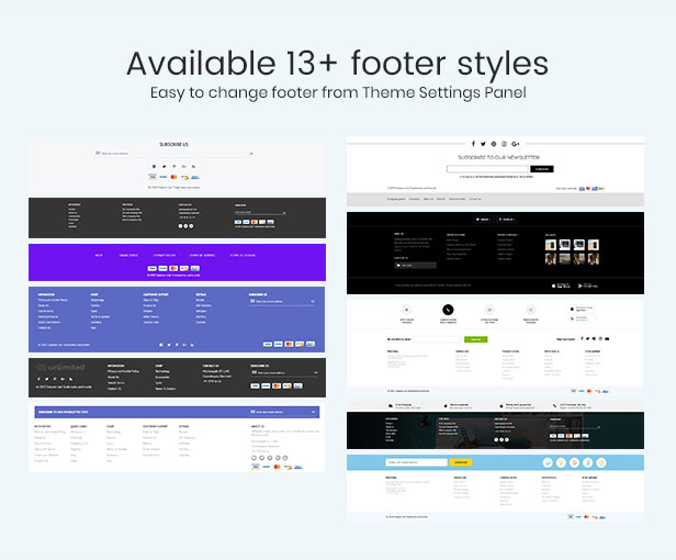 Infinit - Shopify Footer Styles