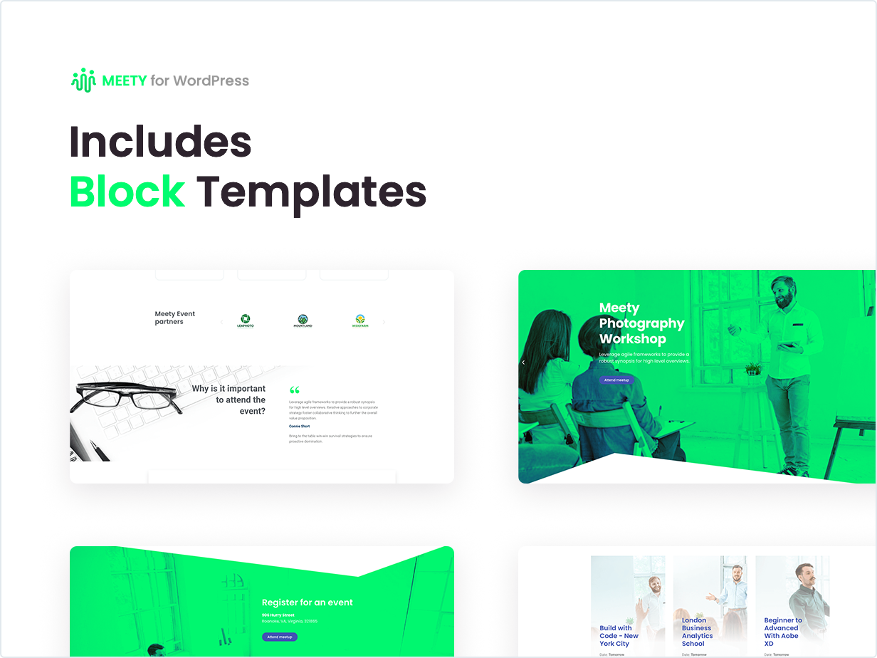 Includes Block Templates