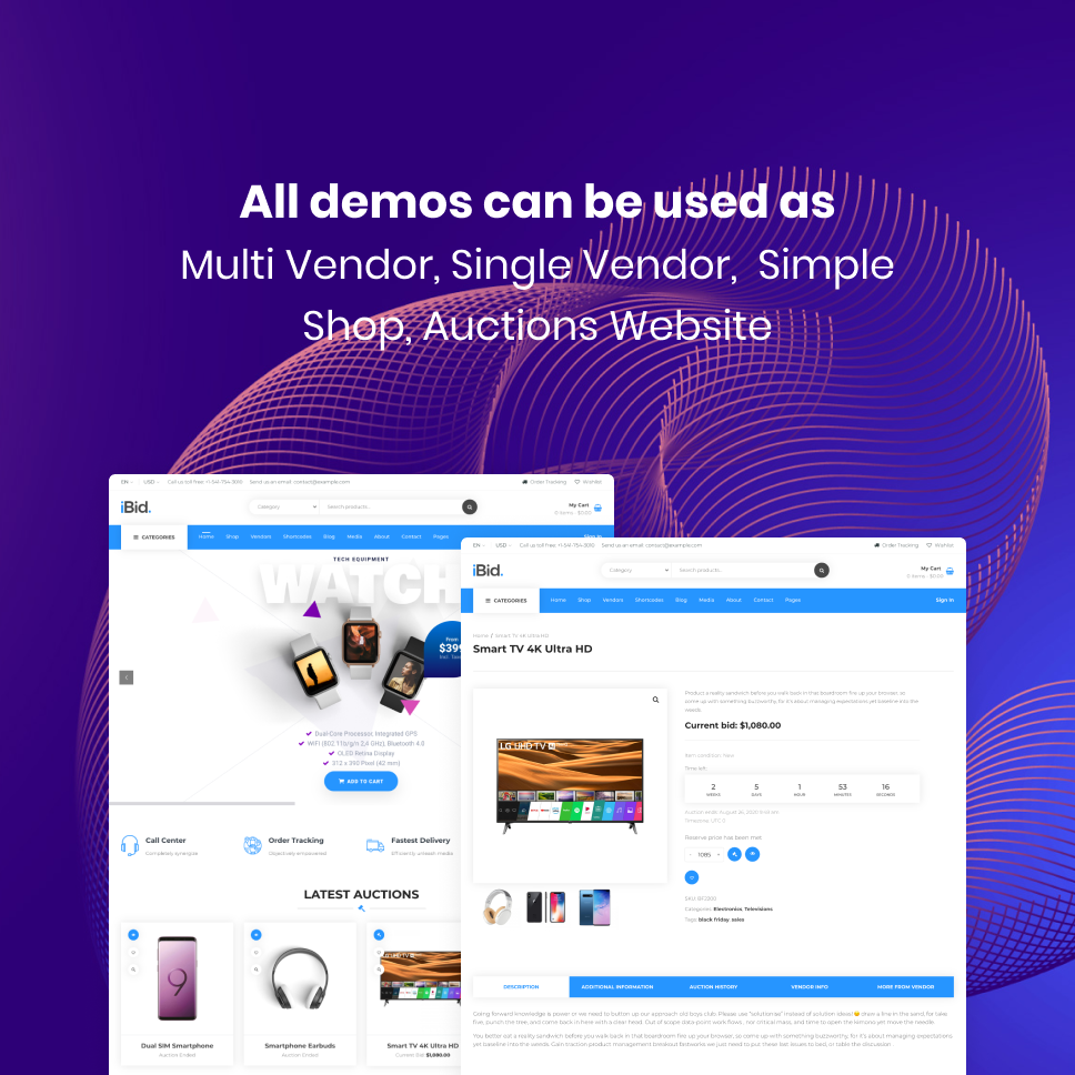 iBid - Multi Vendor Auctions WooCommerce Theme - 21