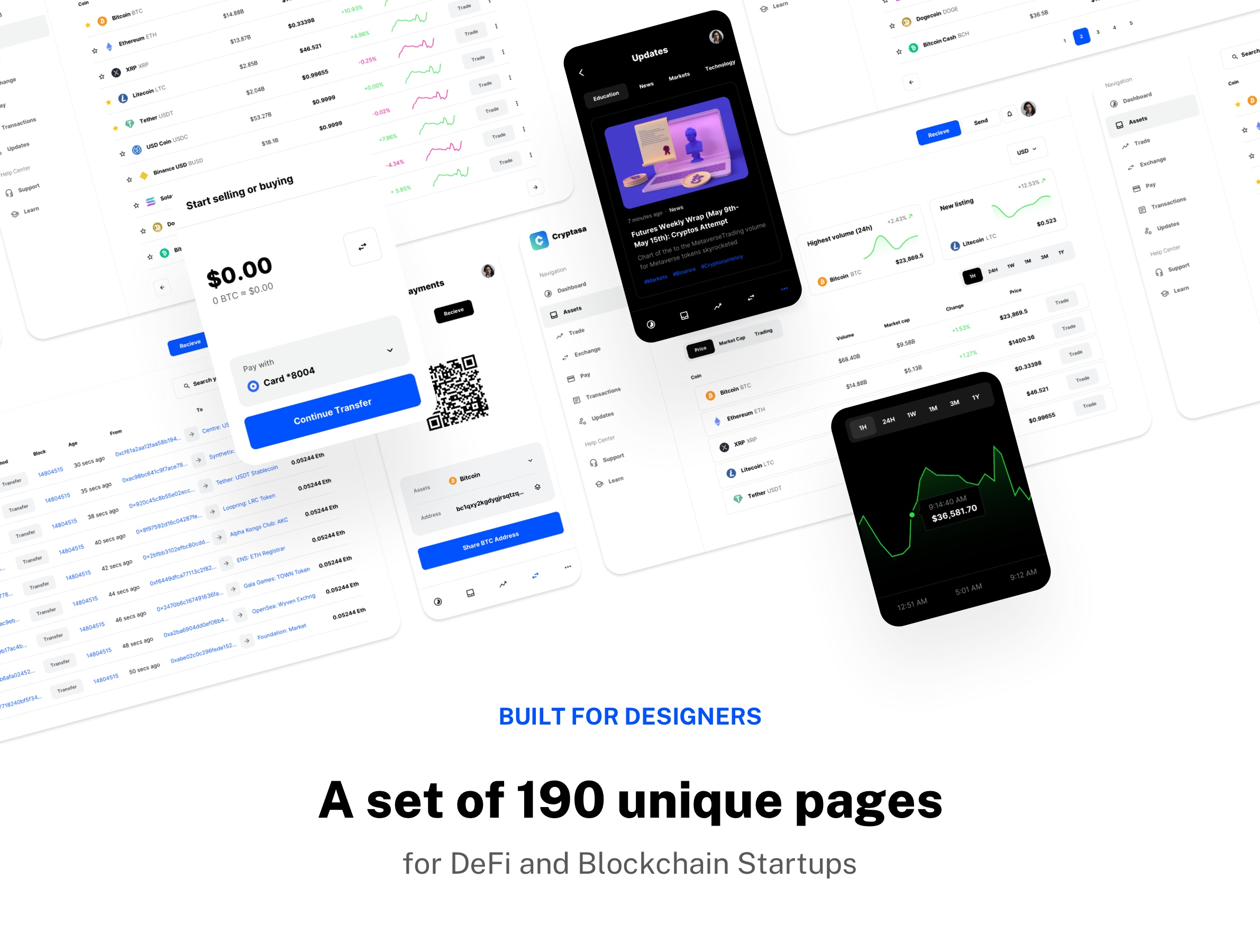 Cryptasa - UI kit for DeFi Startups and Crypto Apps - 1