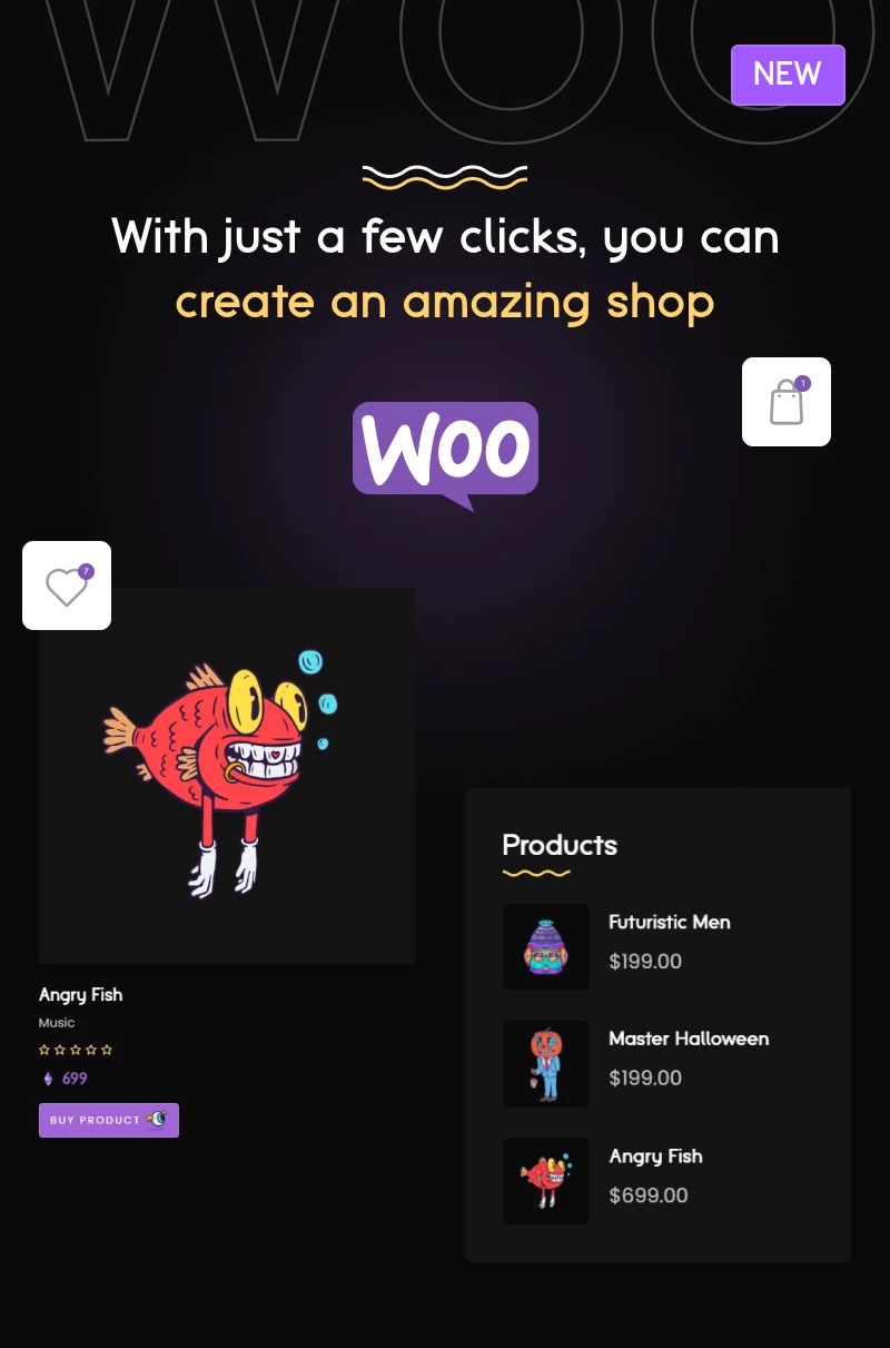 Ealain | Digital Artist Portfolio WordPress Theme + Figma - 10