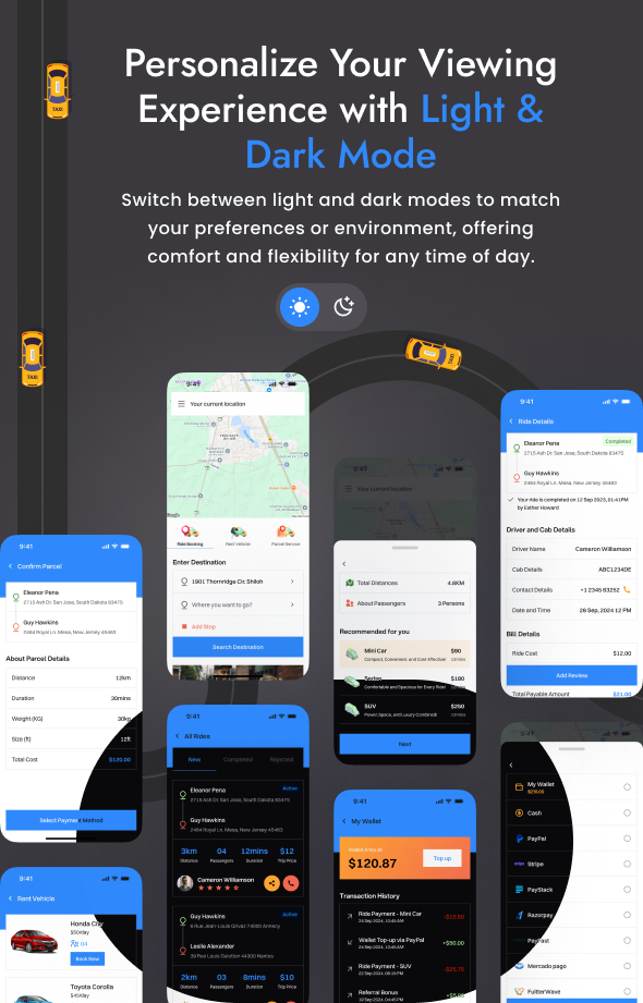 CabME - Flutter Complete Taxi app | Taxi Booking Solution - 8