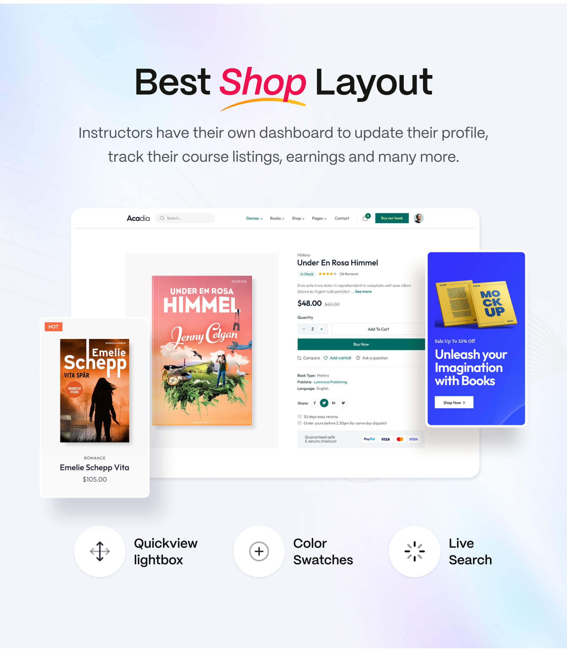 Education WordPress Theme For University & Online Course - Acadia