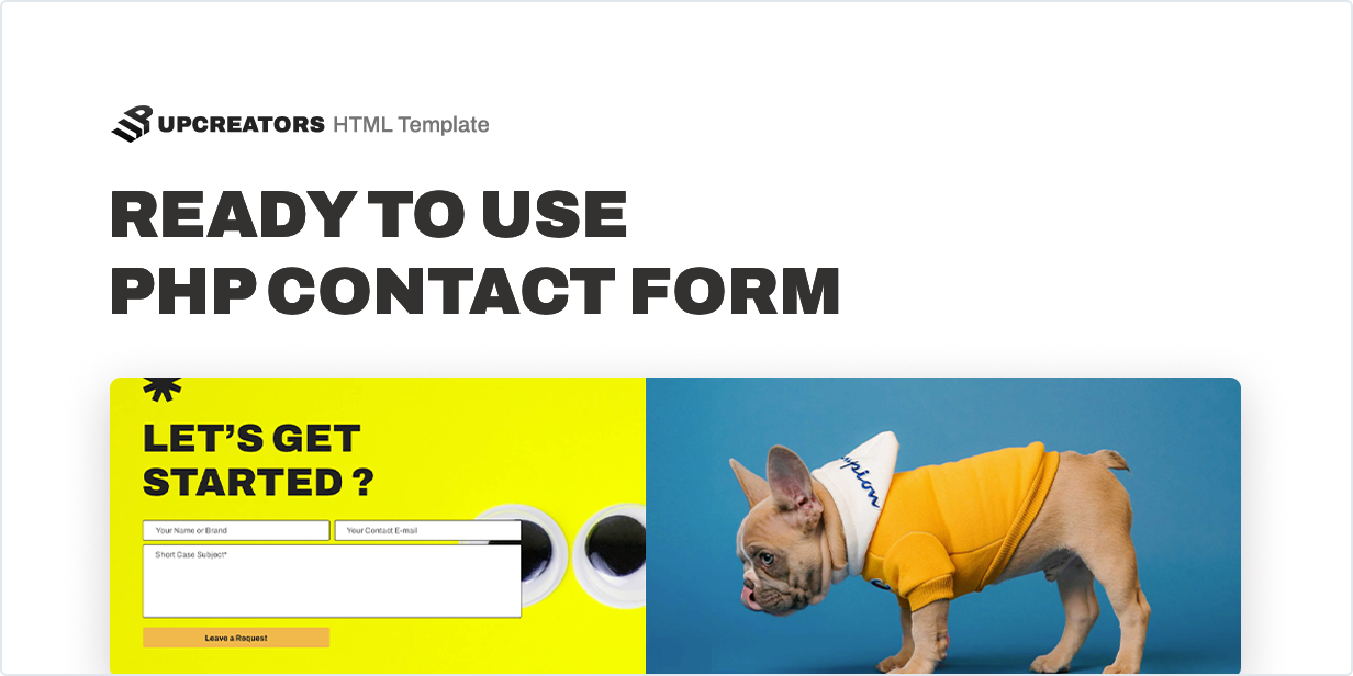 Ready to use PHP contact form