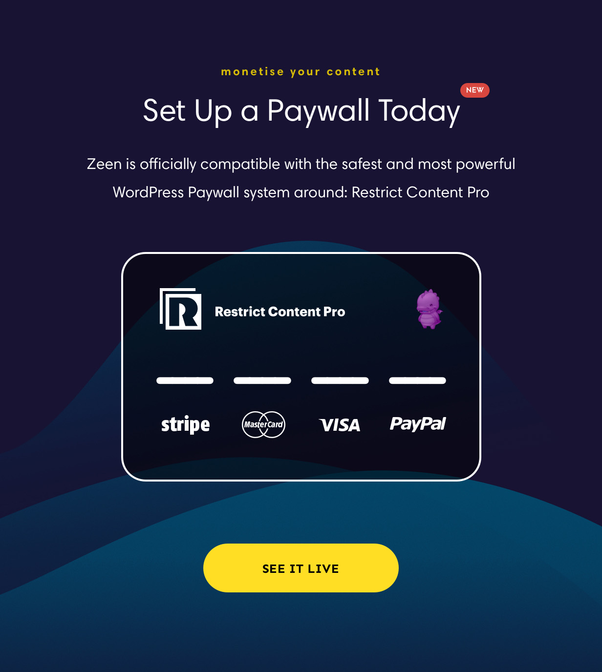 WordPress theme with Paywall