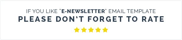 E-Newsletter - Multipurpose  Email Template - 3