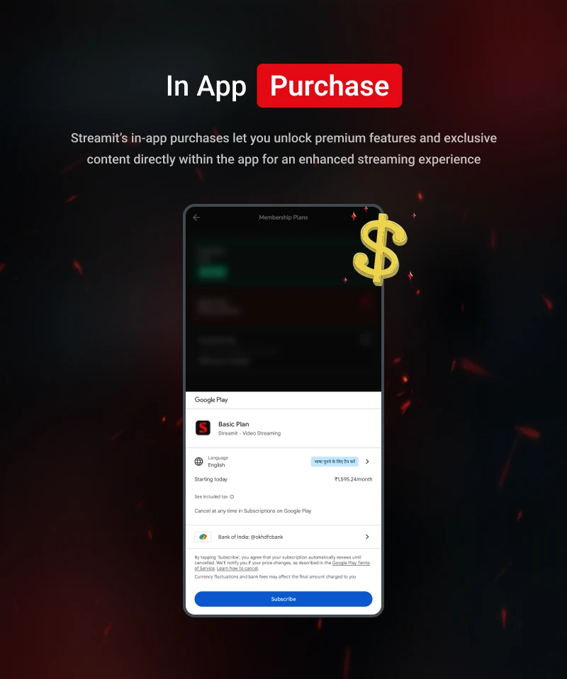 Streamit - OTT Streaming Flutter App (Add-on) - 38