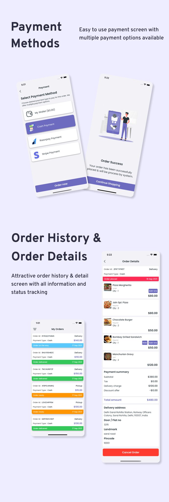 Multi-Branch Restaurant - Android User + Delivery Boy + Vendor Apps With Laravel Admin Panel - 10