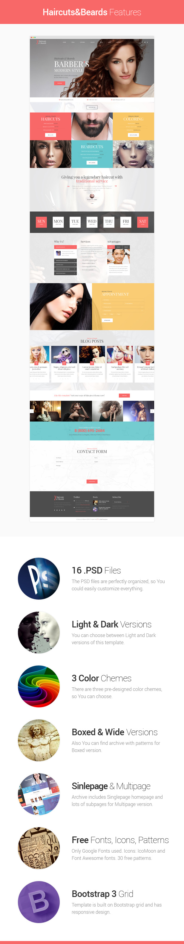 Haircuts & Beards - Barbershop & Hair Salon - 1
