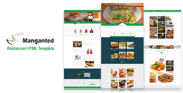 Manganted - Clean Restaurant HTML Template