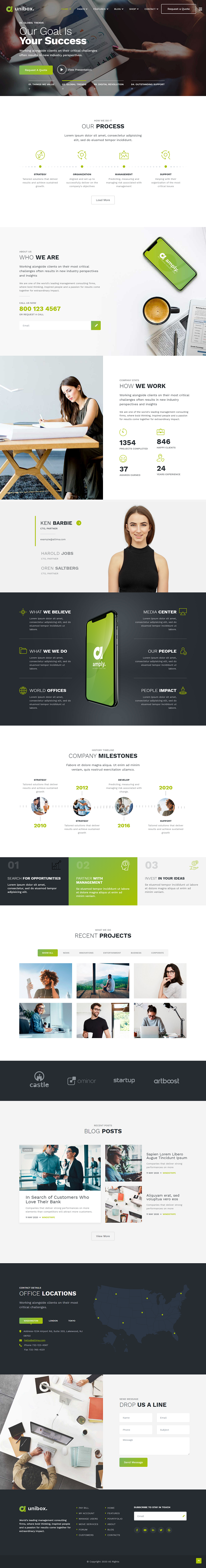 Unibox - Joomla 5 Multipurpose Corporate Business Template - 1