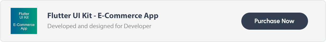 flutter ui kit ecommerce