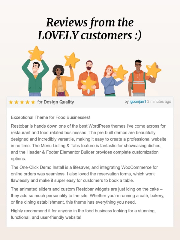 Restaurant / Pub / Cafe WordPress Theme