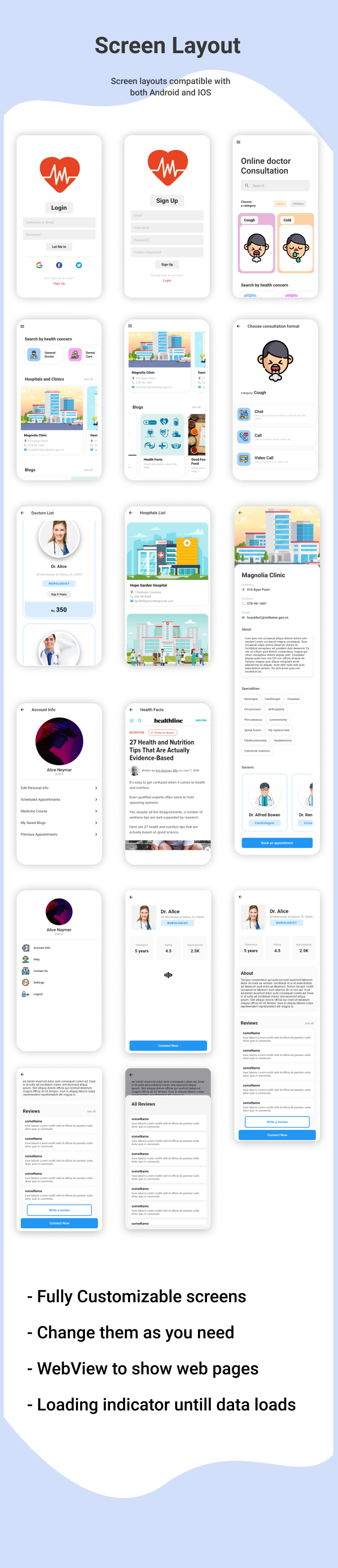 Screen Layouts