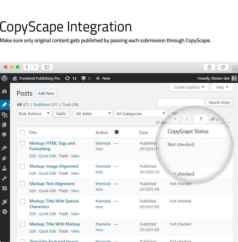 Frontend Publishing Pro - WordPress User Submission Plugin - 5