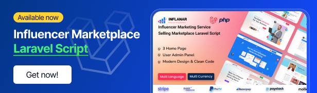 Inflanar - Influencer Marketing Service Selling Platform User and Influencer App