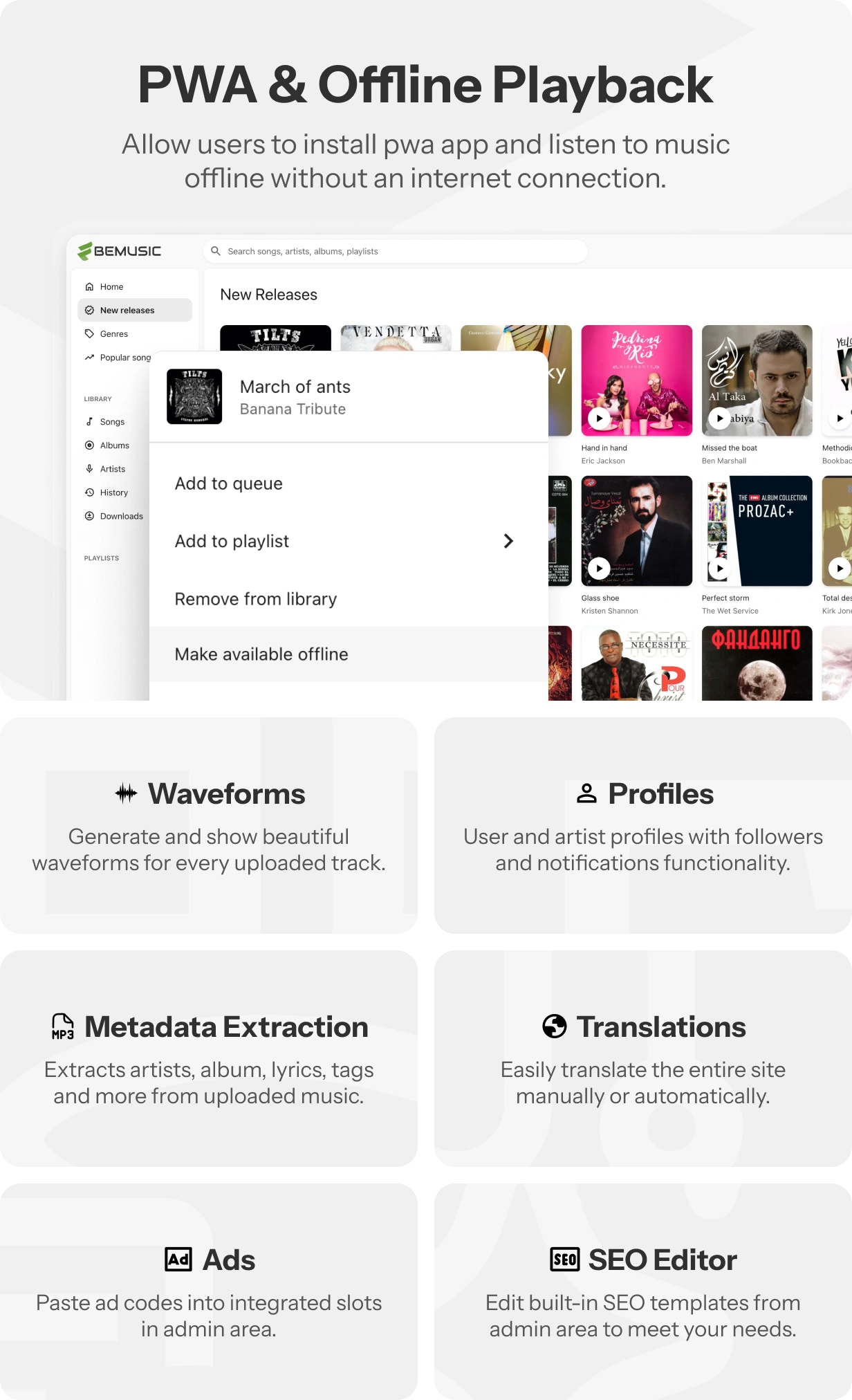 BeMusic - Music Streaming Engine - 5