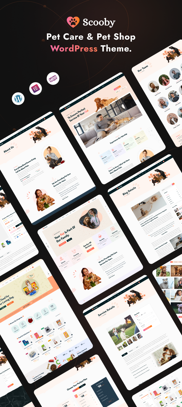 Scooby - Pet Care and Pet Shop WordPress Theme