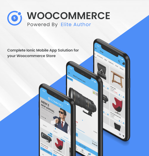 Ionic React Woocommerce - Universal Full Mobile App Solution for iOS & Android / Wordpress Plugins - 3