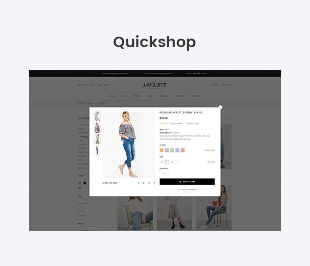 Quick view or Quick shop