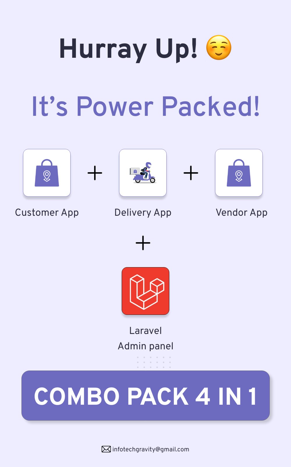 Multi-Branch Restaurant - Android User + Delivery Boy + Vendor Apps With Laravel Admin Panel - 4