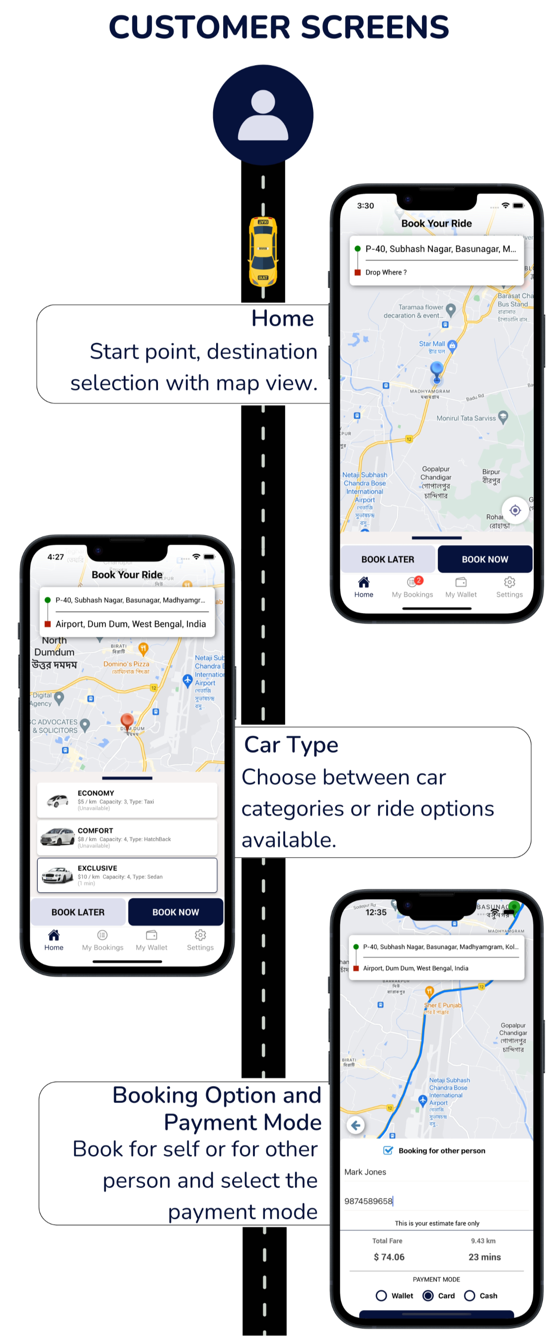 Exicube Taxi App - 13