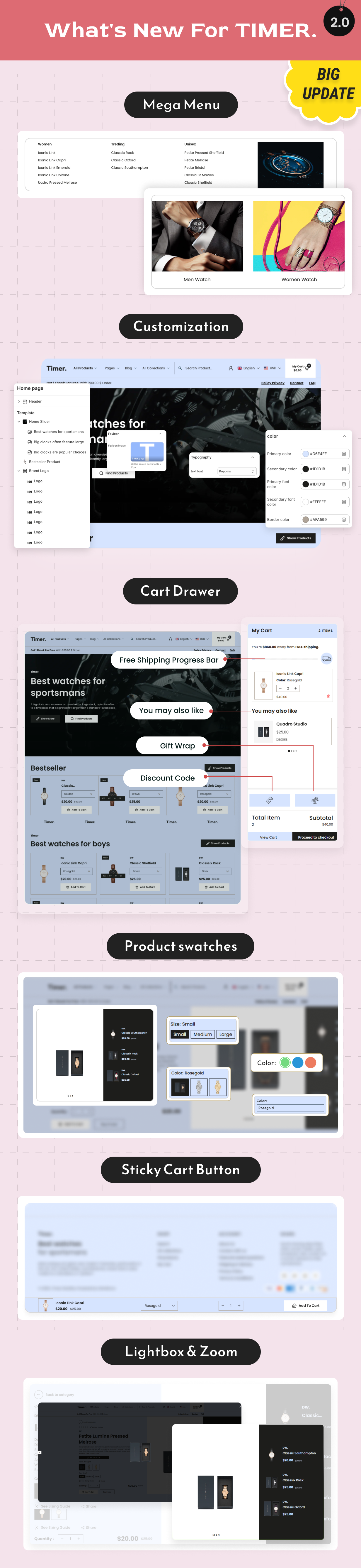 Timer - Luxury Watches Store Shopify 2.0 Theme - 6