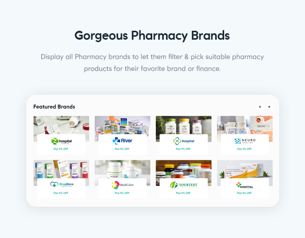 Tema WordPress Medilazar Pharmacy WooCommerce - Loja de farmácia com vitrine de marcas