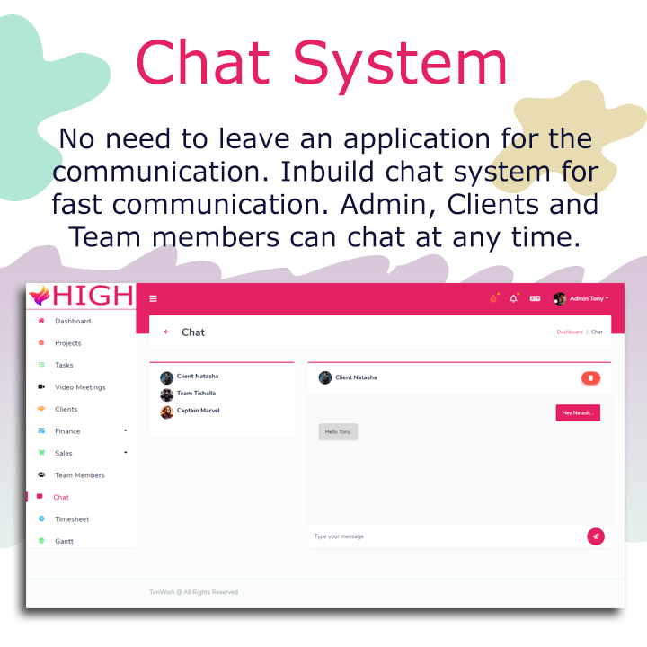 HIGH SaaS - Project Management System