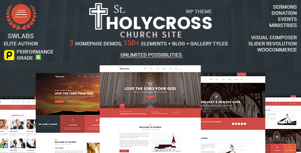 Church WordPress Theme | HolyCross Church