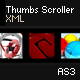 Horizontal Thumbnails Scroller AS3