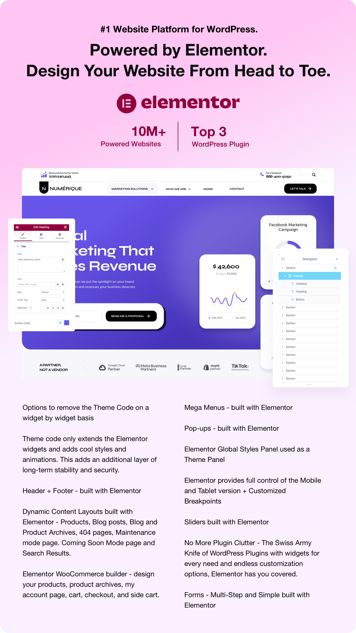 Numerique SEO Digital Marketing WordPress Theme WebDevBay