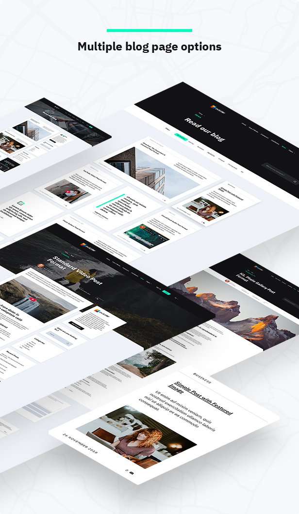 Multiple blog page options