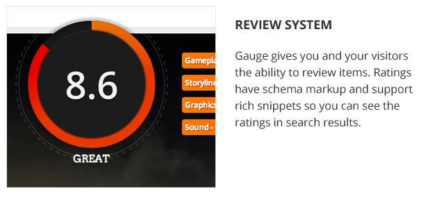 Gauge: Multi-Purpose Review Theme-9
