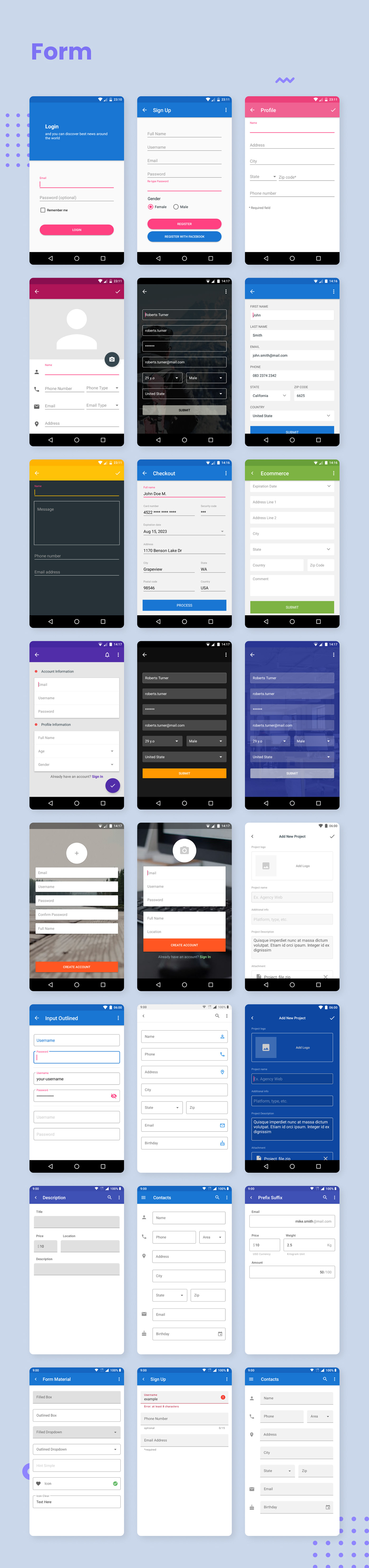 MaterialX - Interface do Android Material Design 2.8 - 22