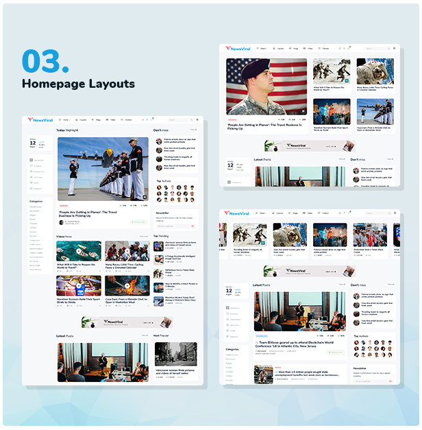 Newsviral - Modern News & Magazine HTML Template - 3