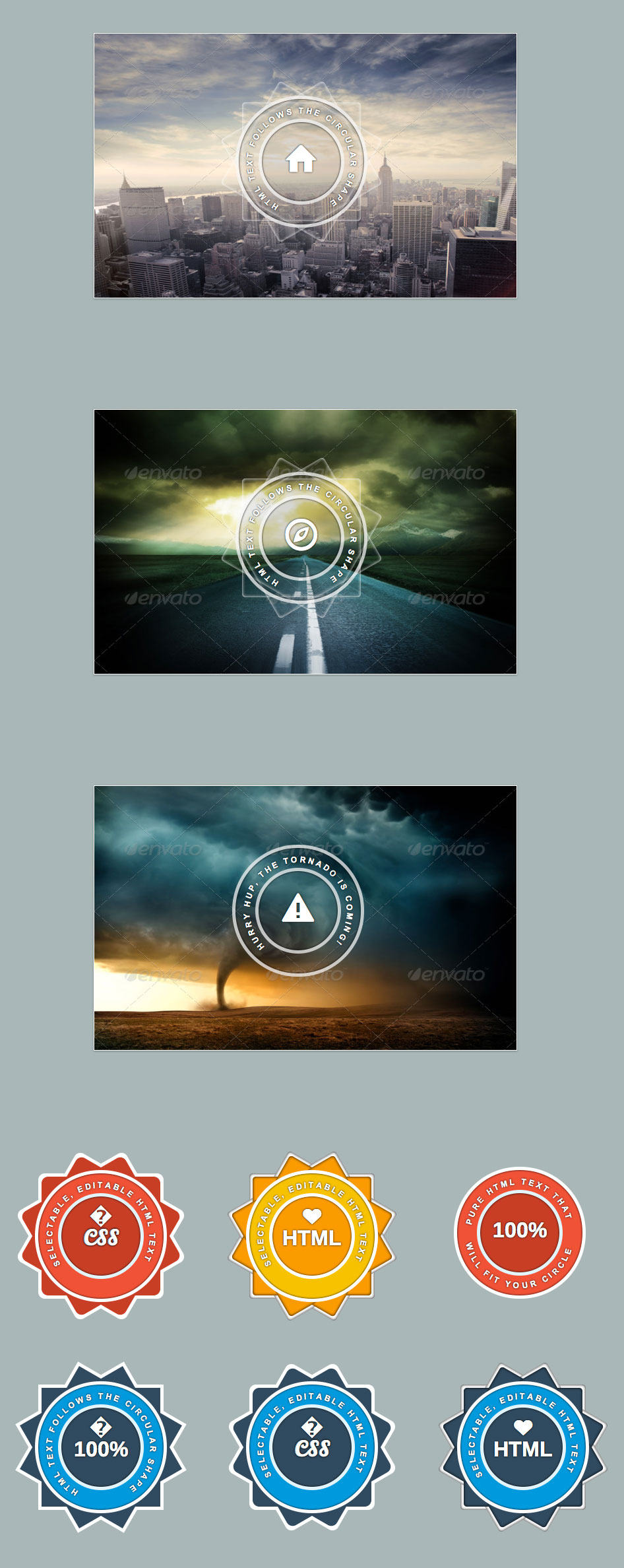 CSS3 + SVG Badges - 1