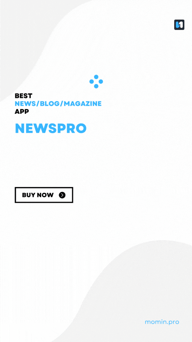 NewsPro - Blog/News/Article App For Wordpress - 1