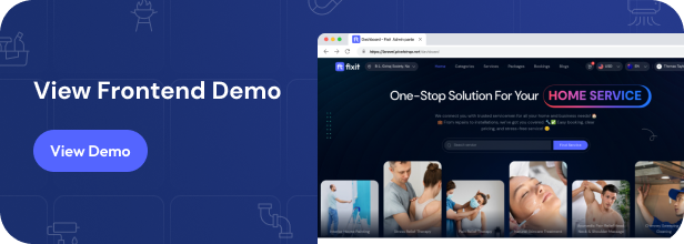 Fixit | Multi Vendor On Demand, Handyman, Home service Flutter App with Admin Complete Solution