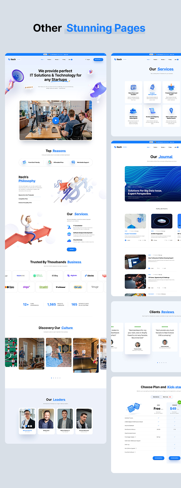 Itech - IT & Technology Solution PSD Template - 11