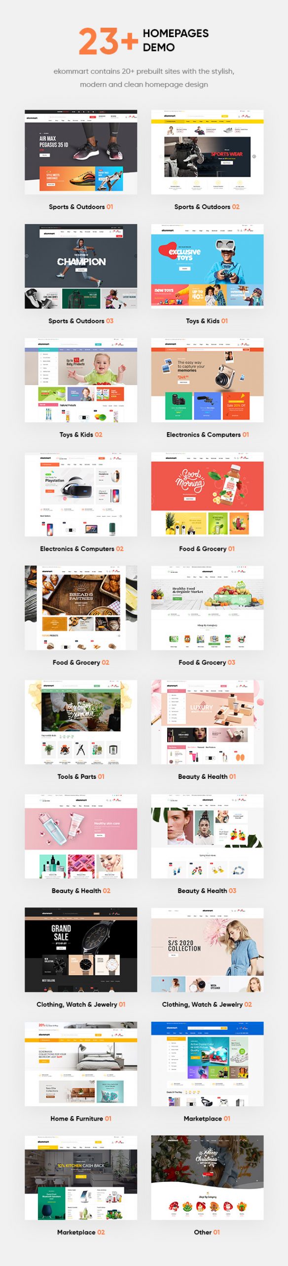 ekommart - All-in-one eCommerce WordPress Theme