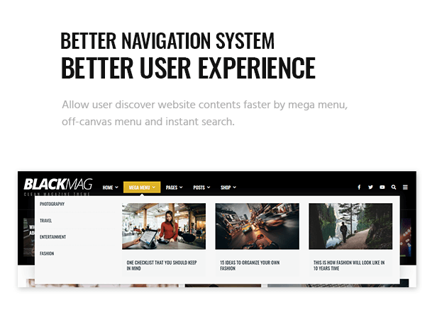Better navigation system