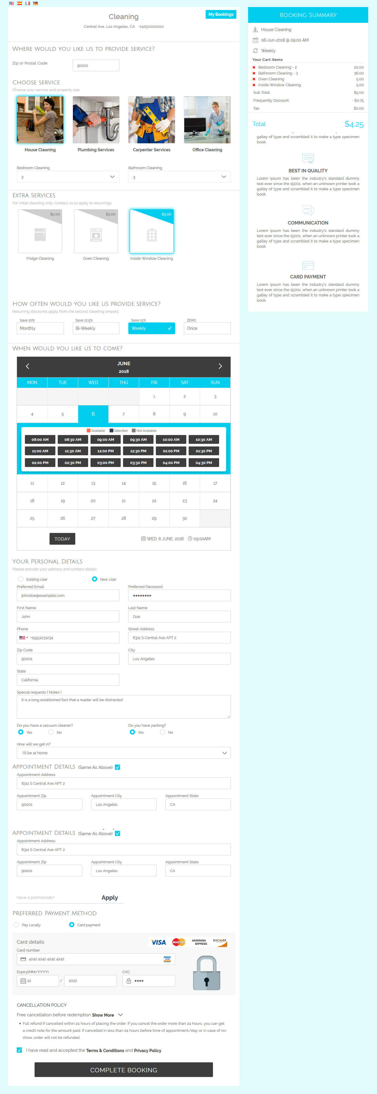 Online bookings management system for maid services and cleaning companies - Cleanto - 20