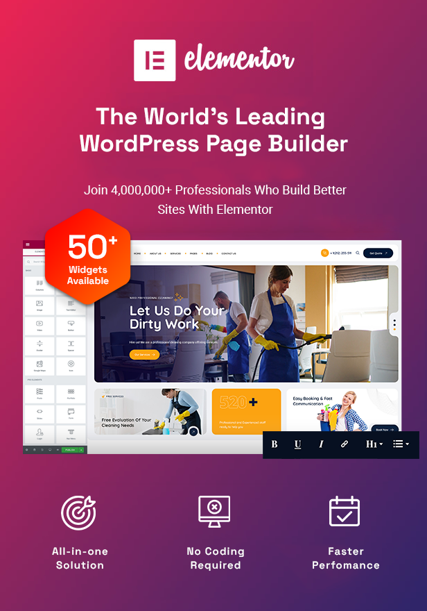 Xcleen - Cleaning Services WordPress Theme