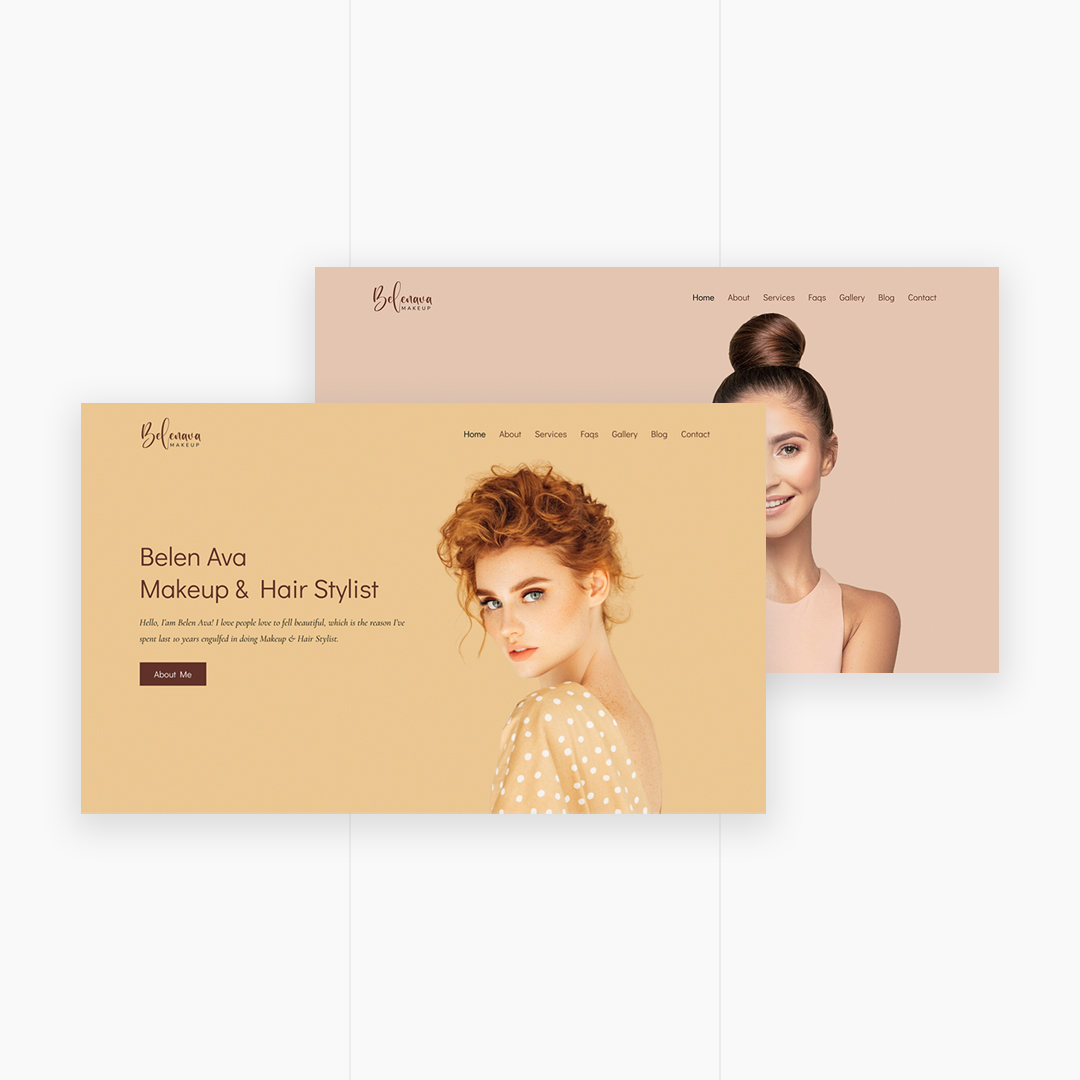 Belenava - Makeup Artist Template
