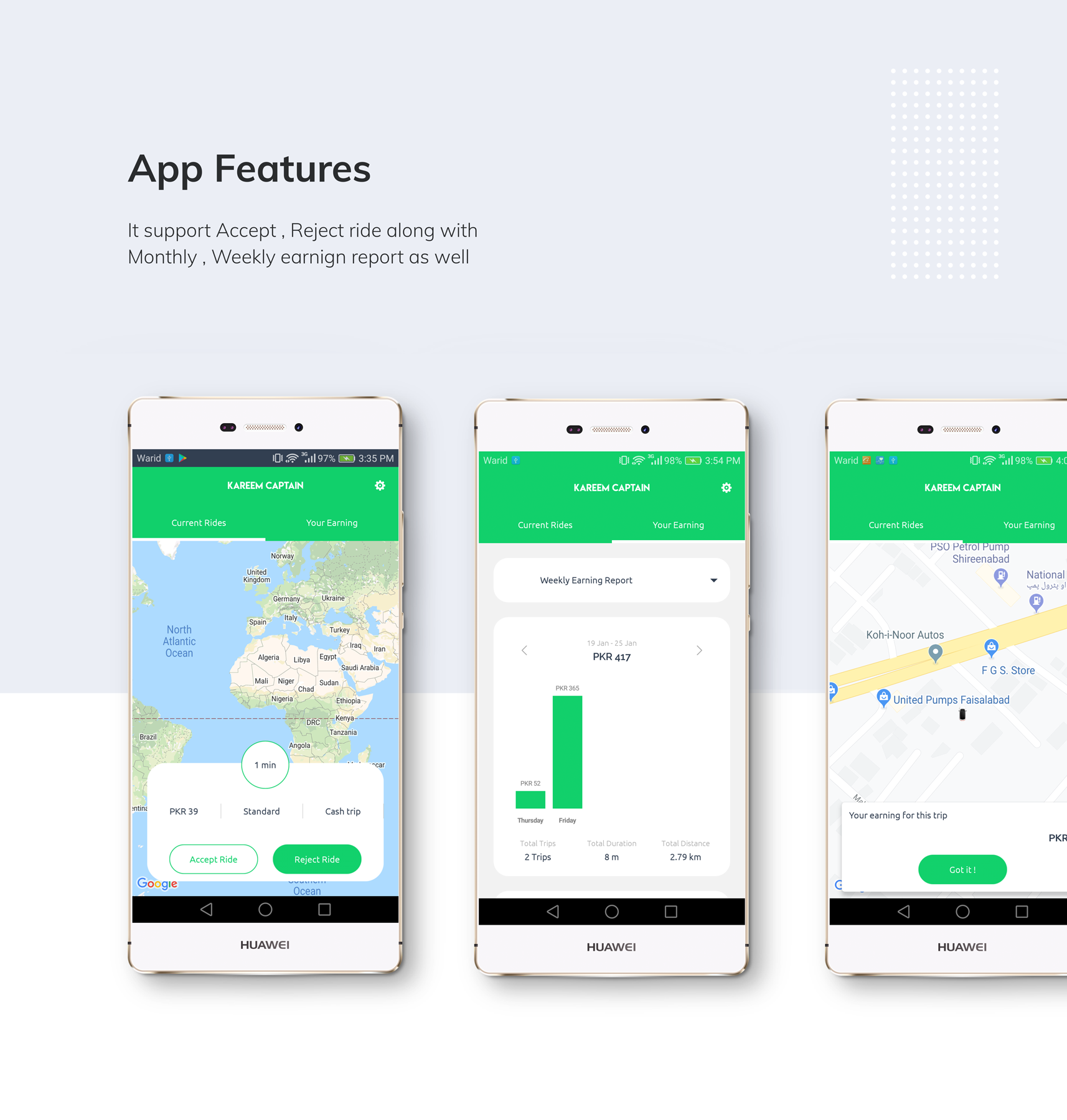 Kareem Taxi App - Cab Booking Solution + admin panel - 14